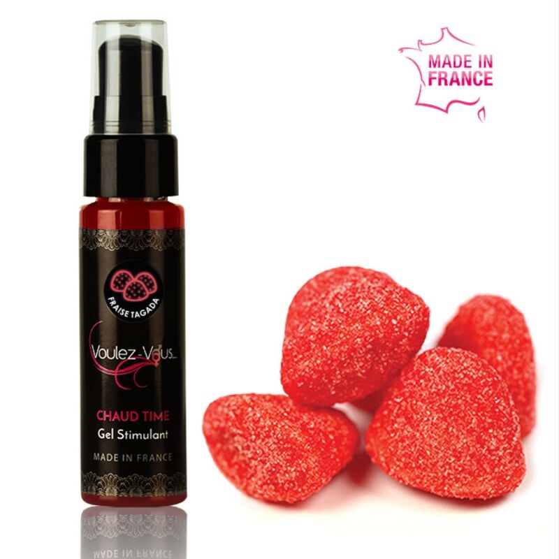 Voulez-vous stimulating gel strawberry candy 35 ml-0