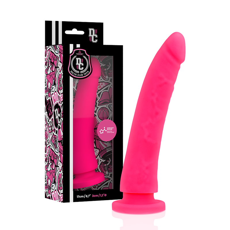 Delta club toys imbracatura + dong silicone rosa 17 x 3 cm-5